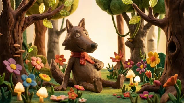 Scene 3 - Loulou, le Loup Gourmand et Gâteau