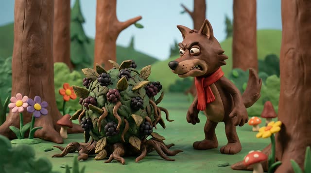 Scene 6 - Loulou, le Loup Gourmand et Gâteau