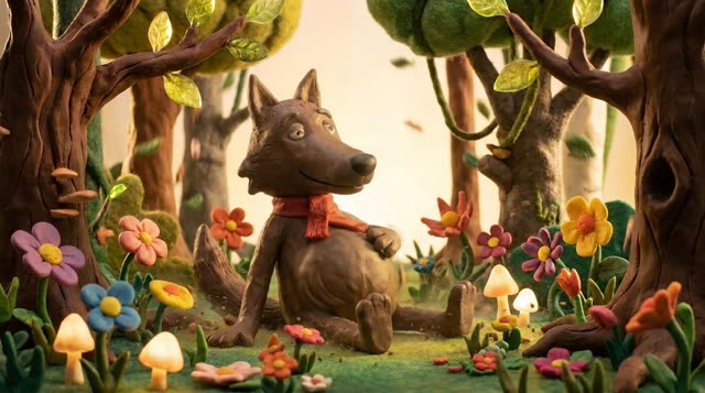 Scene 7 - Loulou, le Loup Gourmand et Gâteau