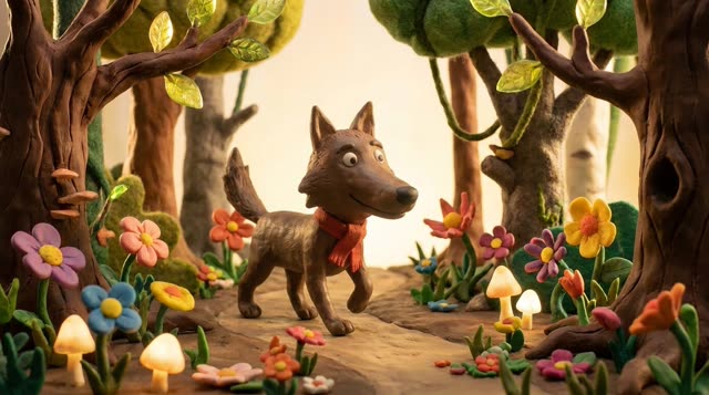 Scene 12 - Loulou, le Loup Gourmand et Gâteau