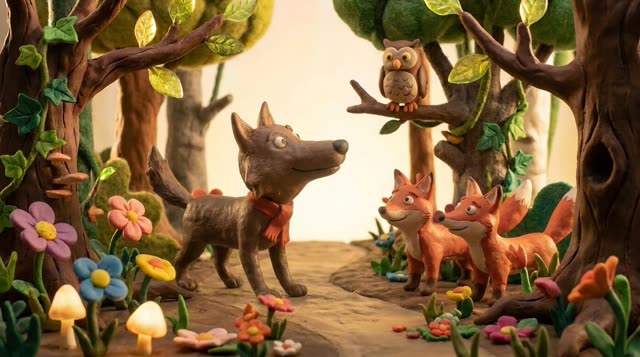 Scene 13 - Loulou, le Loup Gourmand et Gâteau