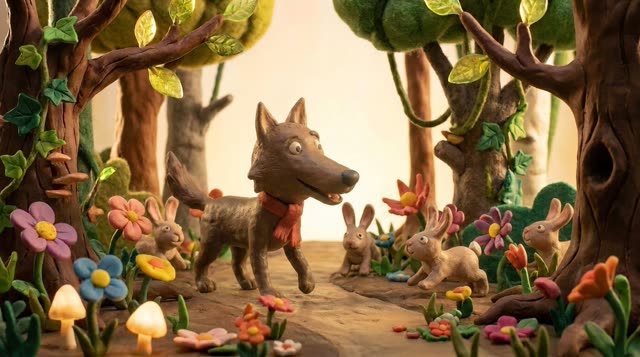 Scene 14 - Loulou, le Loup Gourmand et Gâteau