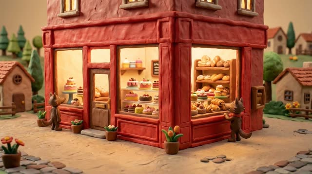 Scene 16 - Loulou, le Loup Gourmand et Gâteau