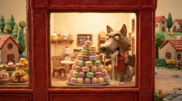 Scene 18 - Loulou, le Loup Gourmand et Gâteau