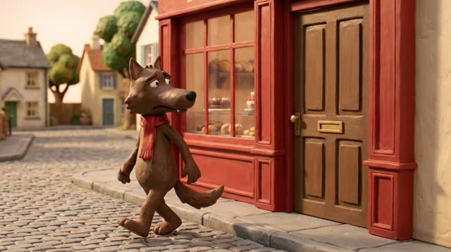 Scene 19 - Loulou, le Loup Gourmand et Gâteau