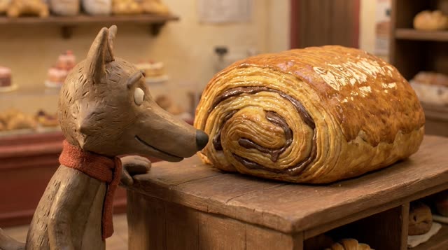 Scene 29 - Loulou, le Loup Gourmand et Gâteau