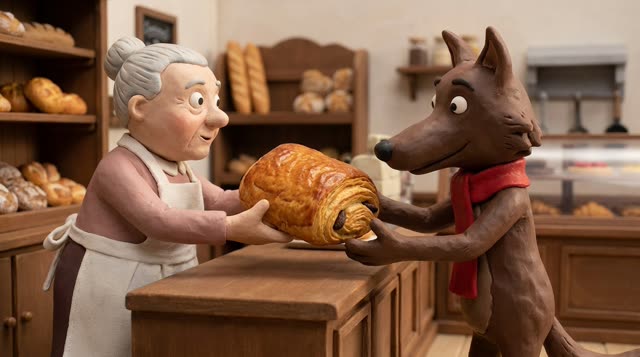 Scene 32 - Loulou, le Loup Gourmand et Gâteau
