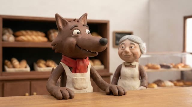 Scene 36 - Loulou, le Loup Gourmand et Gâteau