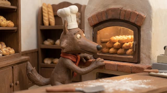 Scene 38 - Loulou, le Loup Gourmand et Gâteau
