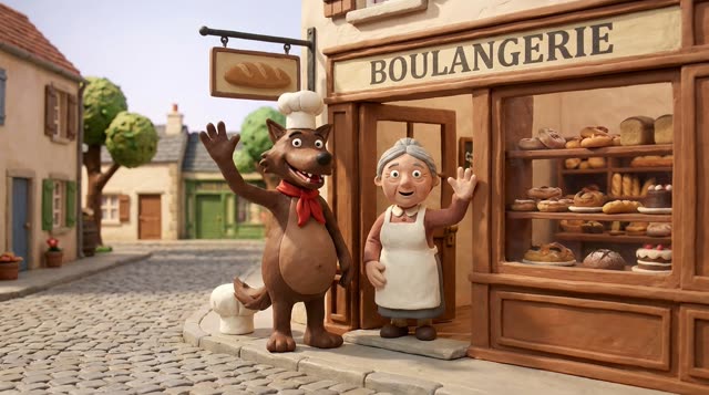 Scene 40 - Loulou, le Loup Gourmand et Gâteau