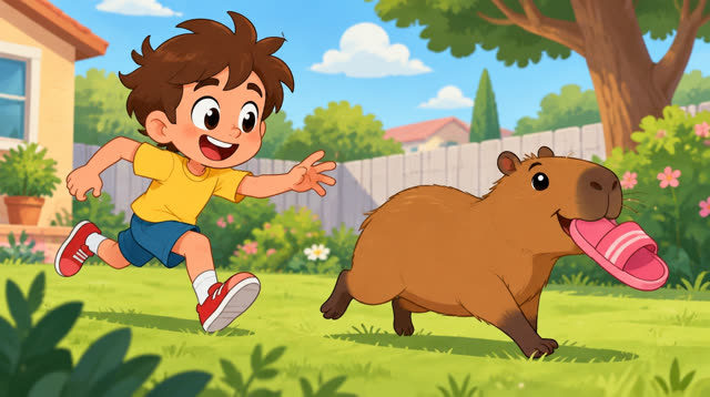 Scene 1 - O menino e a capivara