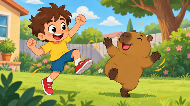 Scene 2 - O menino e a capivara
