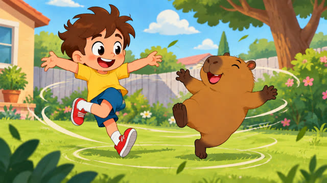 Scene 5 - O menino e a capivara