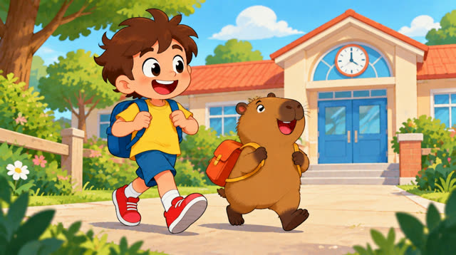 Scene 7 - O menino e a capivara