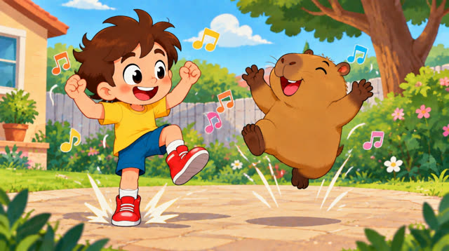 Scene 9 - O menino e a capivara