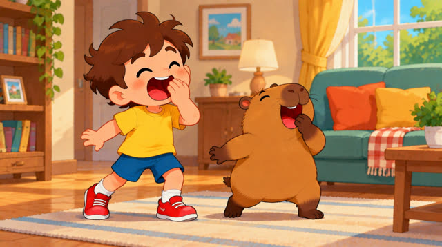 Scene 12 - O menino e a capivara