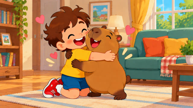 Scene 15 - O menino e a capivara