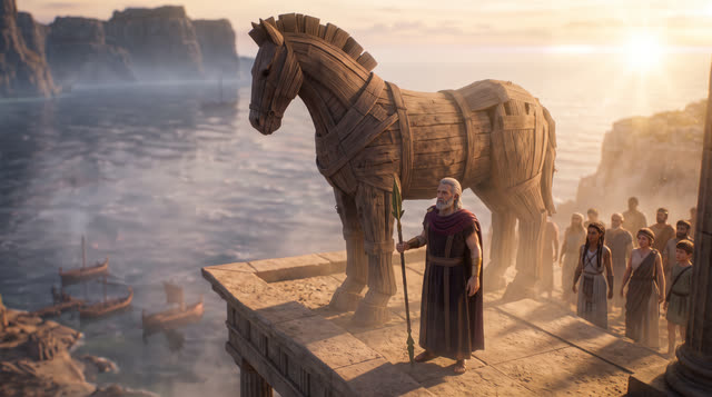 Scene 24 - Le Cheval de Troie
