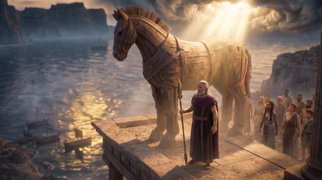 Scene 29 - Le Cheval de Troie