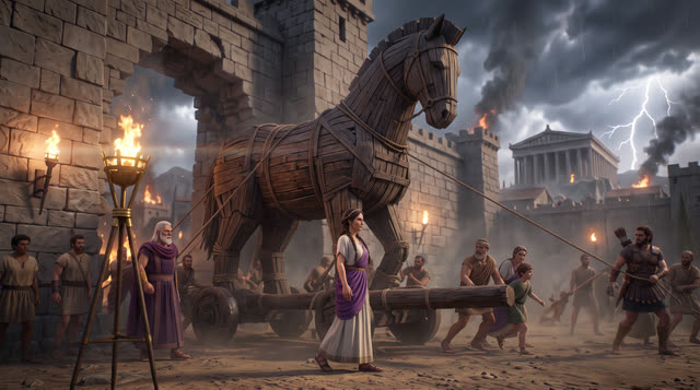 Scene 41 - Le Cheval de Troie