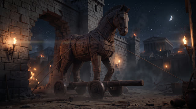 Scene 46 - Le Cheval de Troie