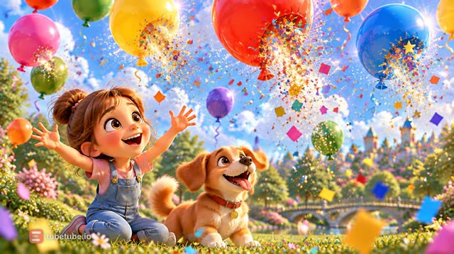 Scene 10 - Renkli Balonlar Dansı