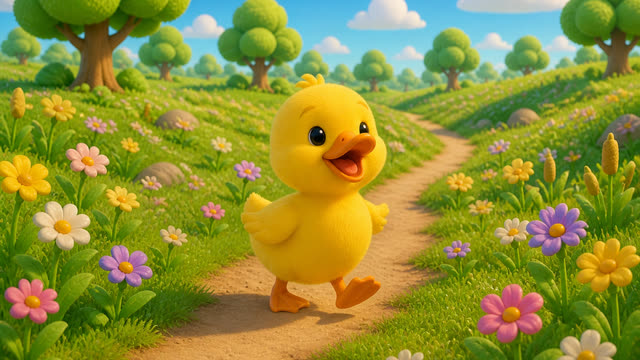 Scene 3 - five little ducks