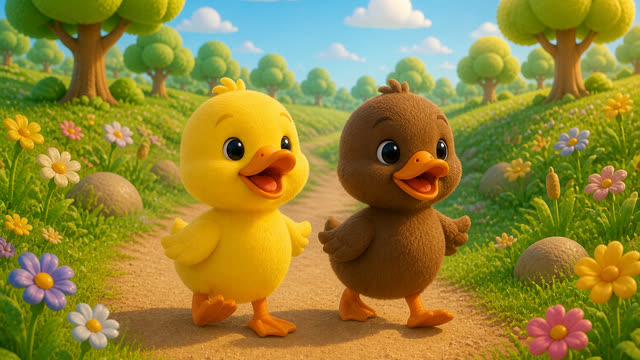 Scene 6 - five little ducks
