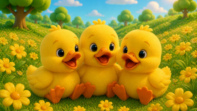 Scene 10 - five little ducks