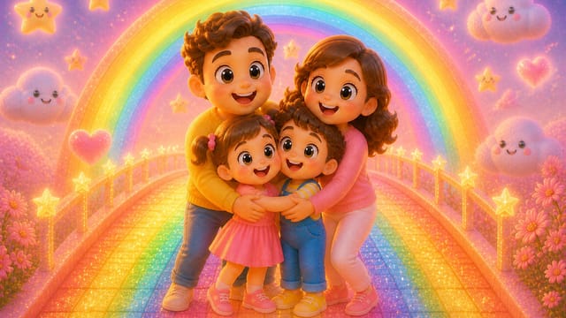 🌈🤗 Rainbow Hug Parade Storyboard