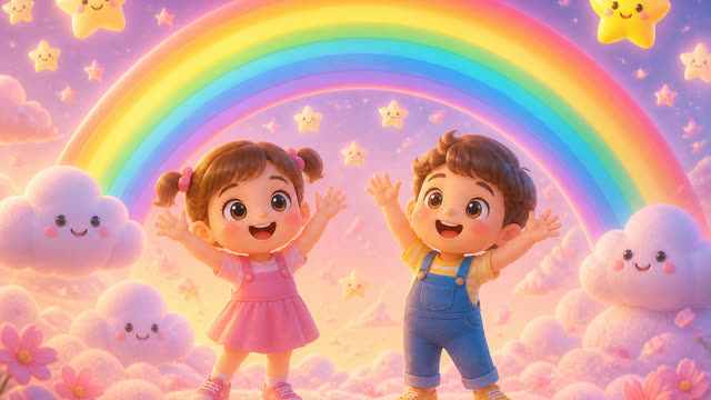 Scene 4 - 🌈🤗 Rainbow Hug Parade Storyboard