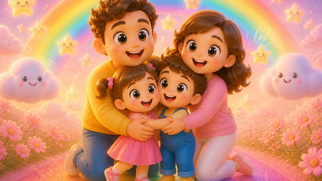 Scene 11 - 🌈🤗 Rainbow Hug Parade Storyboard
