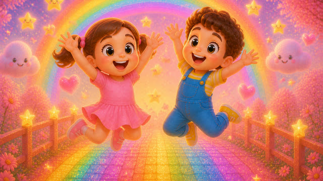 Scene 19 - 🌈🤗 Rainbow Hug Parade Storyboard