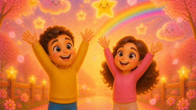 Scene 32 - 🌈🤗 Rainbow Hug Parade Storyboard
