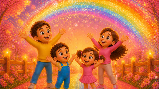 Scene 35 - 🌈🤗 Rainbow Hug Parade Storyboard