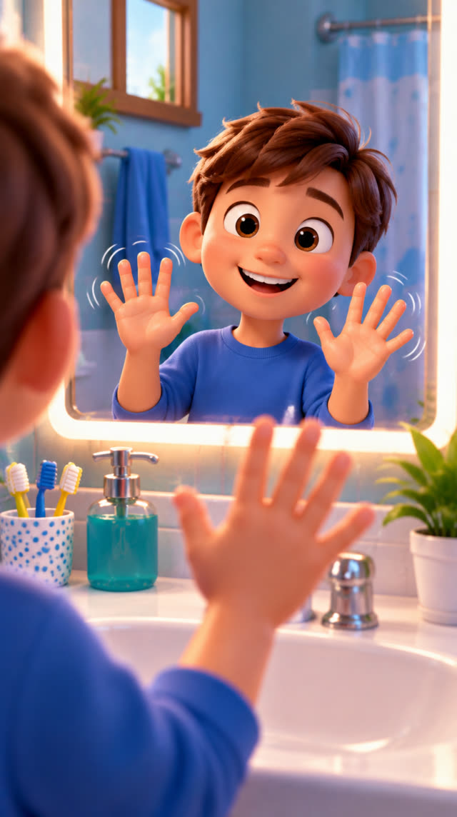 Scene 5 - Bubble Pop! Clean Hands!