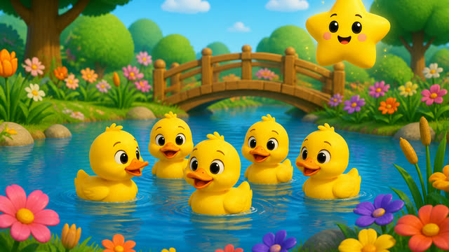Scene 1 - Five Little Ducklings 🐥