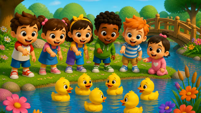 Scene 2 - Five Little Ducklings 🐥