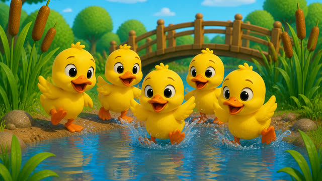 Scene 4 - Five Little Ducklings 🐥