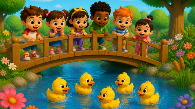 Scene 5 - Five Little Ducklings 🐥