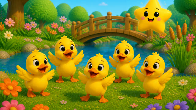 Scene 6 - Five Little Ducklings 🐥