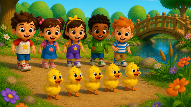 Scene 7 - Five Little Ducklings 🐥