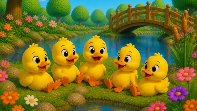 Scene 8 - Five Little Ducklings 🐥
