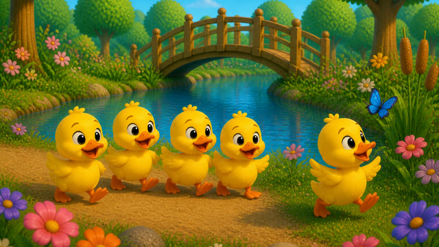 Scene 9 - Five Little Ducklings 🐥