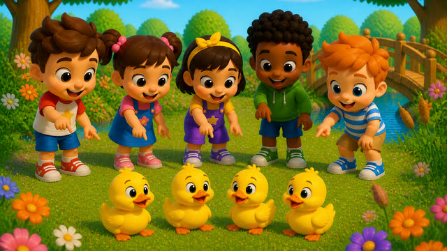 Scene 10 - Five Little Ducklings 🐥