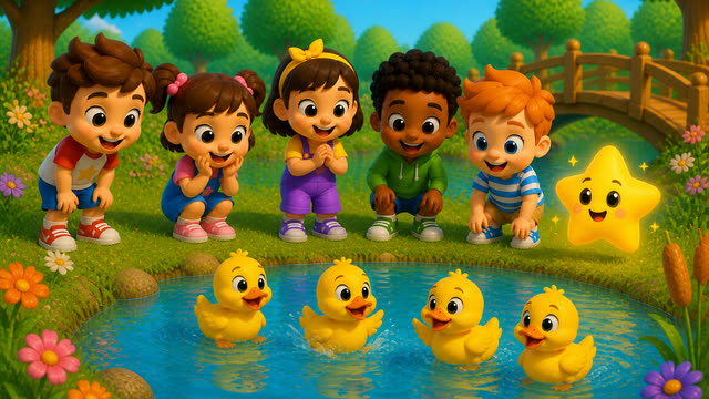 Scene 13 - Five Little Ducklings 🐥