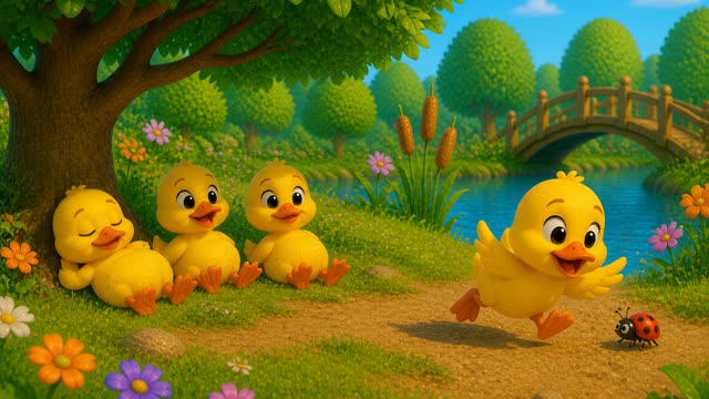 Scene 14 - Five Little Ducklings 🐥