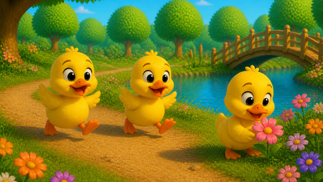 Scene 18 - Five Little Ducklings 🐥