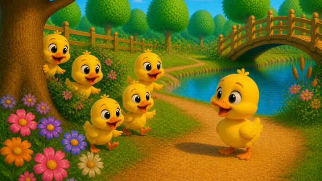 Scene 25 - Five Little Ducklings 🐥