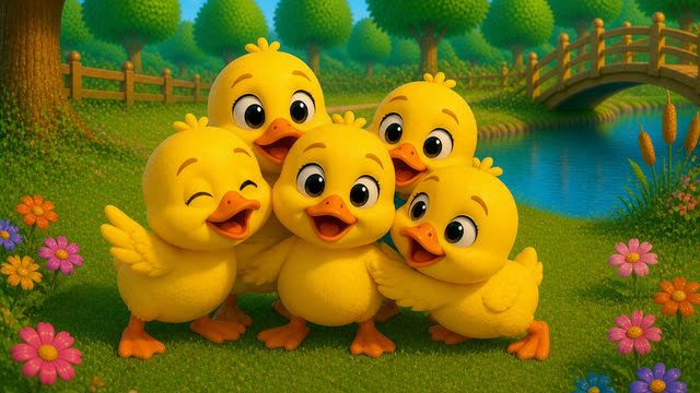 Scene 26 - Five Little Ducklings 🐥